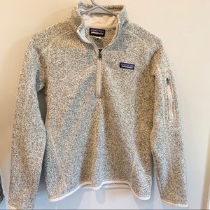 Patagonia Tan/Grey Better Sweater 1/4 Zip Small